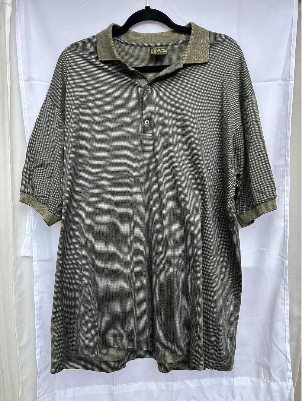 Bobby Jones Polo Shirt XL Made in Italy 100% Cotton Golf Patterned Classic